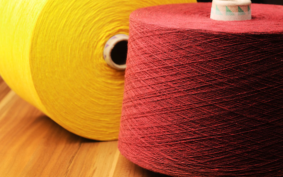 Recycled yarn cones